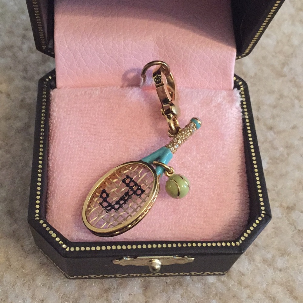Juicy Couture tennis racket charm